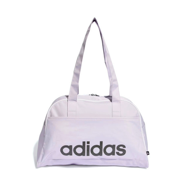 Adidas W L ESS BWL Bag [IR9930 側背包 保齡球包 時尚復古包 健身 旅遊 淺紫