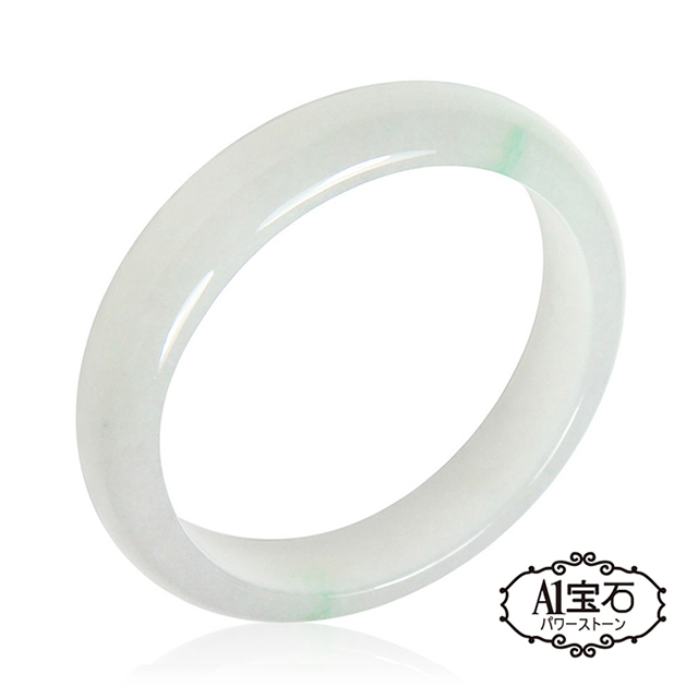 【A1 寶石】天然緬甸A貨-冰種紫蘿蘭飄花翡翠手鐲-內徑57.9mm(手圍#18.5-附證書)