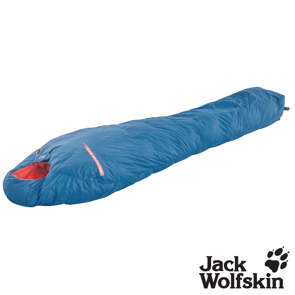 【Jack wolfskin 飛狼】Micropak 800D 防潑水羽絨睡袋 (700FP)『舒適溫度：-18 ~ 3°C』