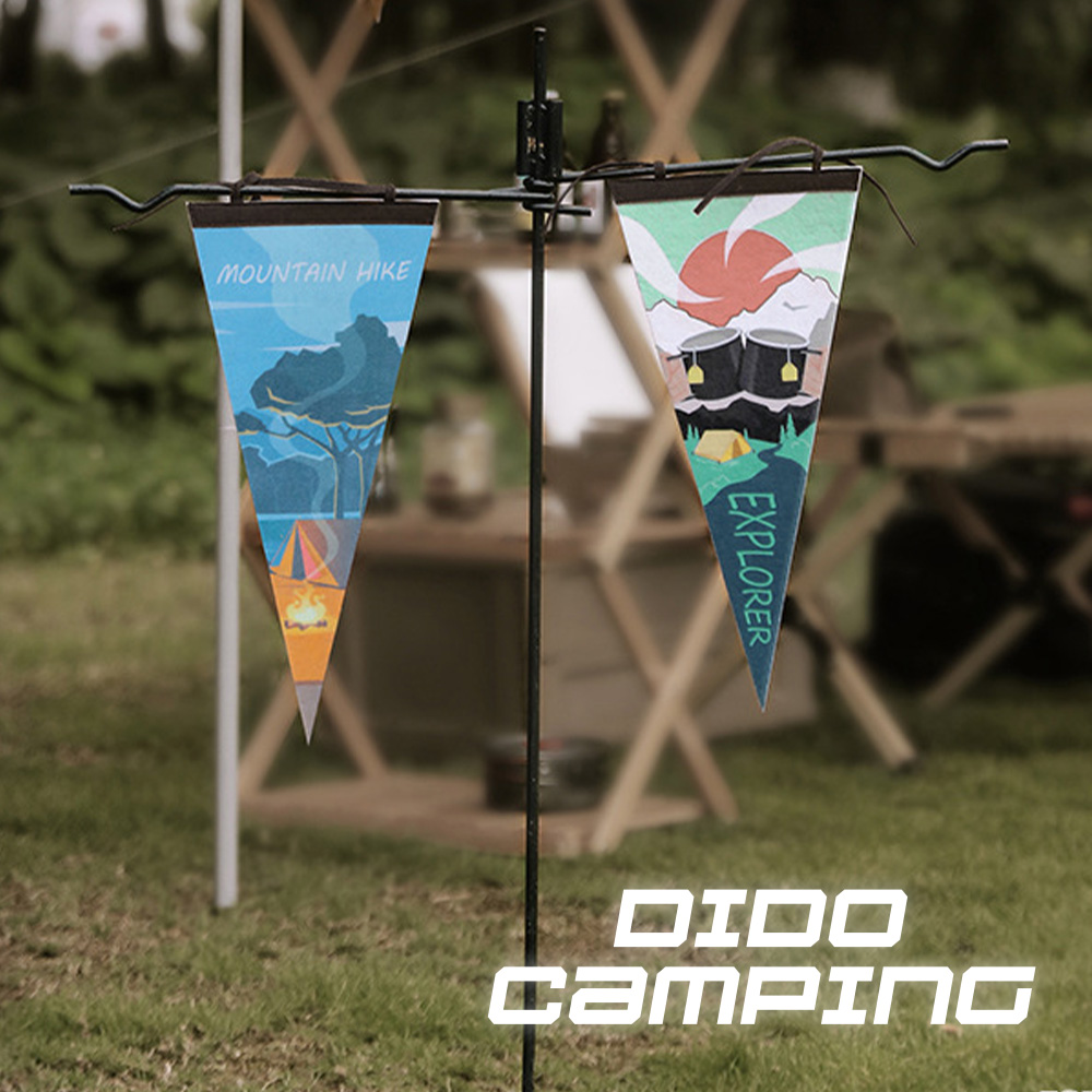 【DIDO Camping】戶外露營毛氈三角旗(DC006)