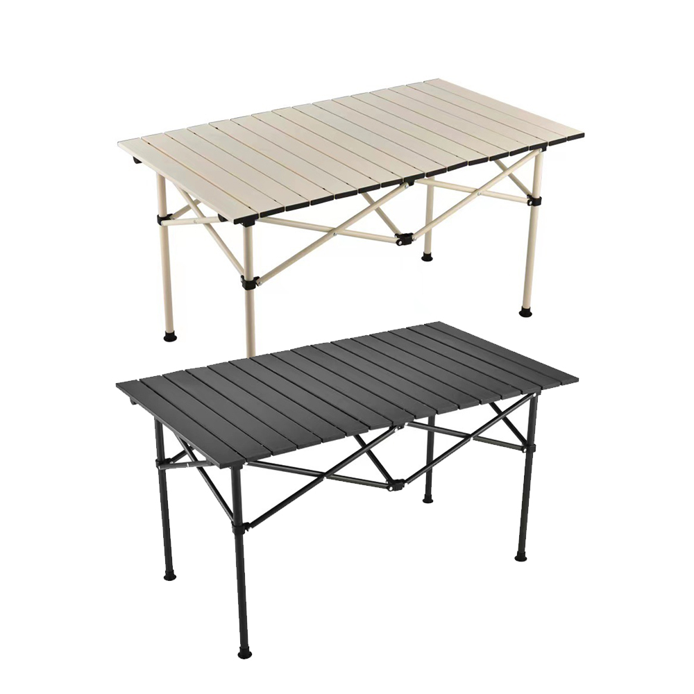 【愛而富L&R】長型鋁合金折疊桌 蛋捲桌 顏色隨機