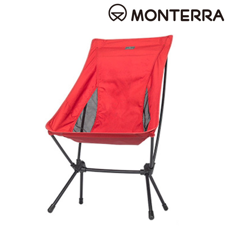 Monterra CVT2 L 輕量蝴蝶形摺疊椅 / 紅色