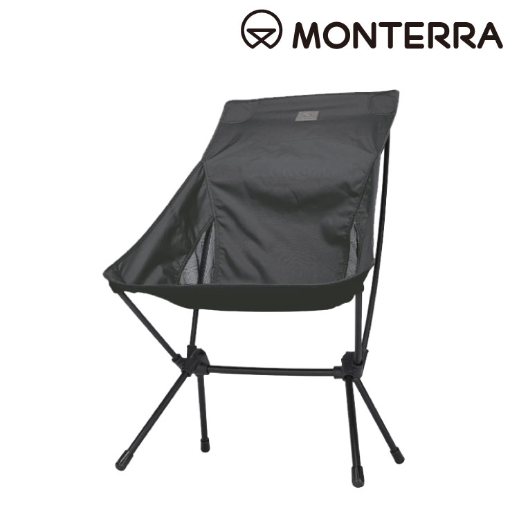 Monterra CVT2 M 輕量蝴蝶形摺疊椅 / 黑色