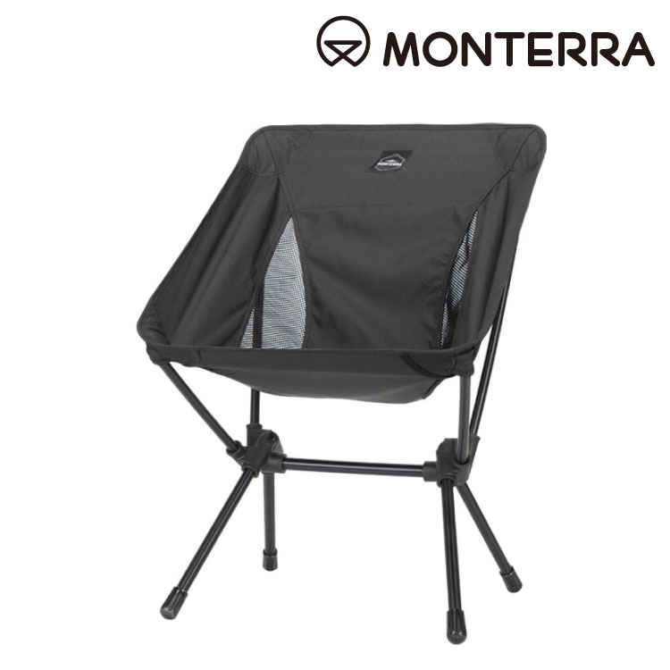 Monterra CVT2 S 輕量蝴蝶形摺疊椅 / 黑色
