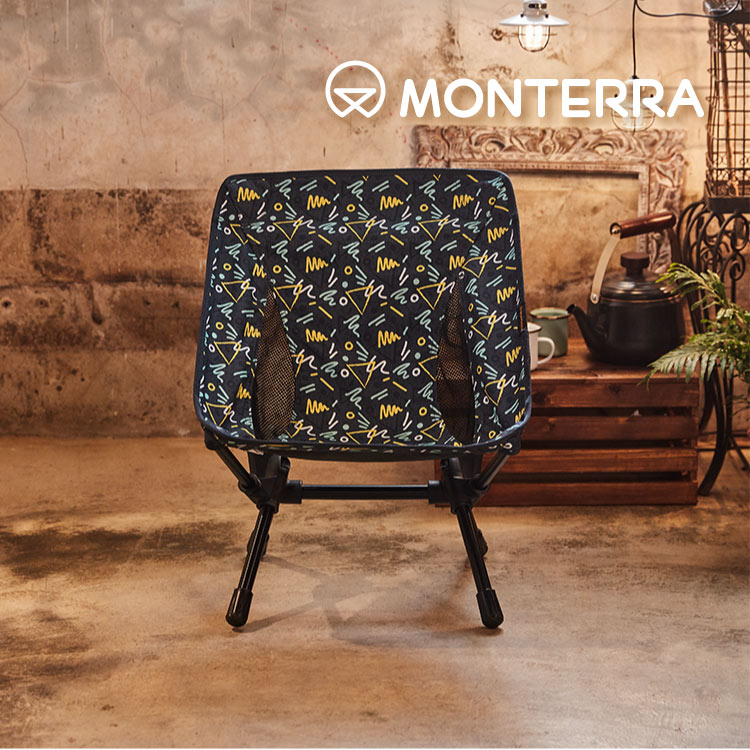 Monterra CVT 2 mini輕量蝴蝶形摺疊椅 / 碎花