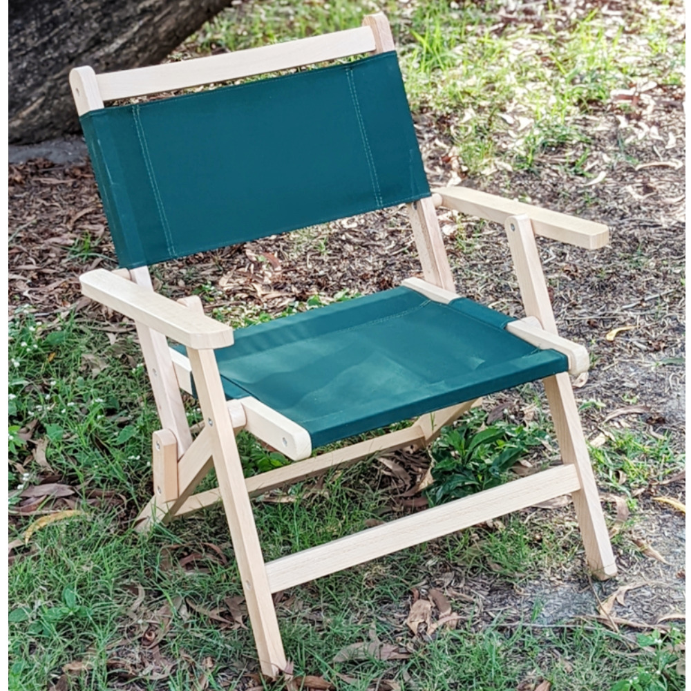 May Shop 野營露營高質感櫸木折疊靠椅木質躺椅【111052602】