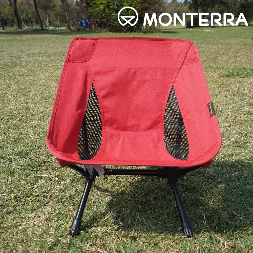 Monterra CVT 2 mini輕量蝴蝶形摺疊椅 / 紅色