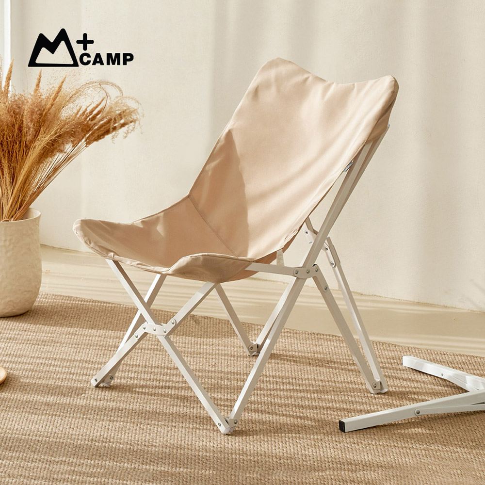 【韓國M+CAMP】戶外露營便攜摺疊式休閒椅(附收納袋)