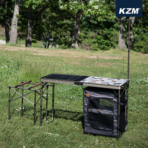 KZM 豪華型鋼網行動廚房含收納袋(鋼網系列)