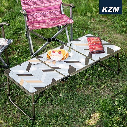 KZM 輕量三折合野餐桌