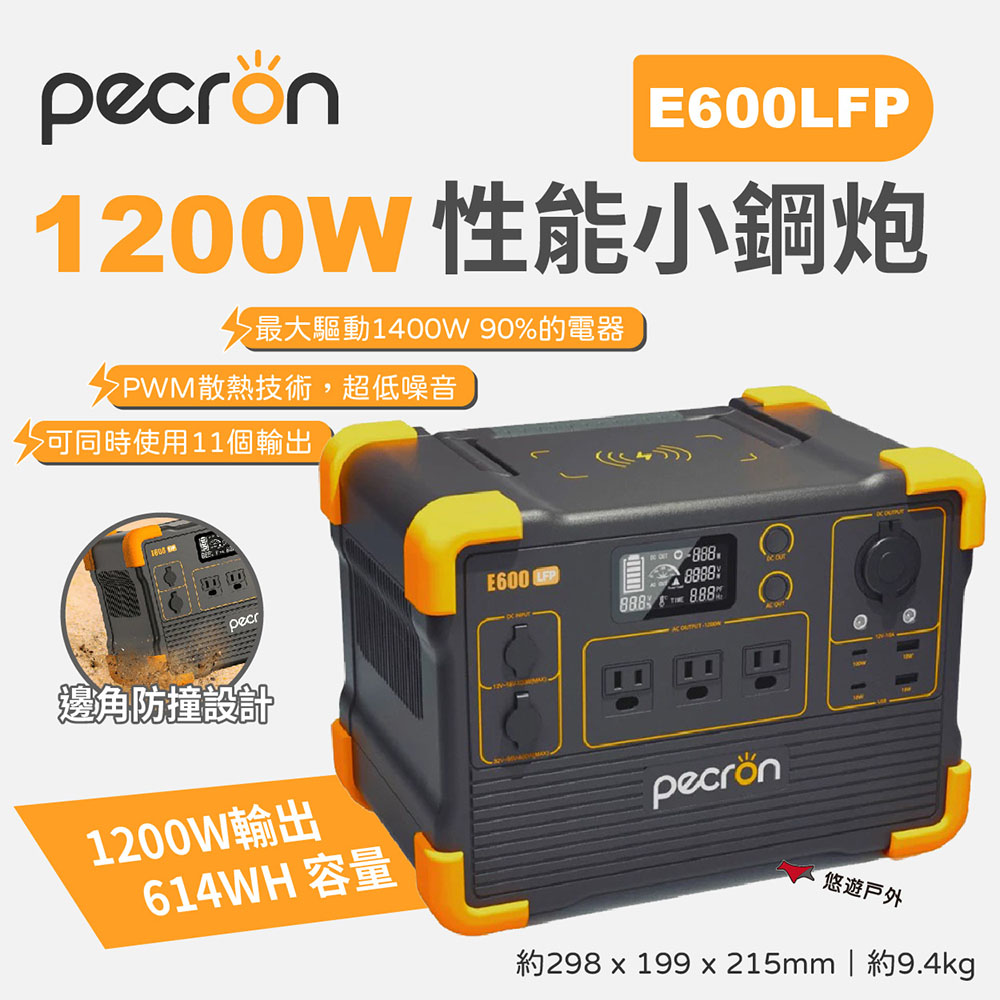 【PECRON】1200W 效能小鋼炮