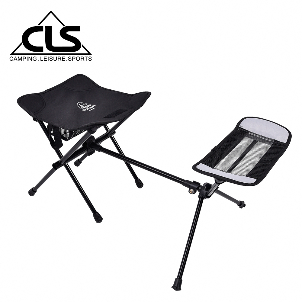 【韓國CLS】X型結構 極致輕量折疊椅 伸縮鋁合金腳托架 超值組合(三色任選)