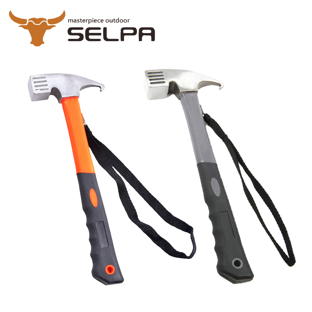 【韓國SELPA】鑄鋼營槌 營釘槌 鋼頭營鎚 槌子 鋼錘(可拔釘)(兩色任選)