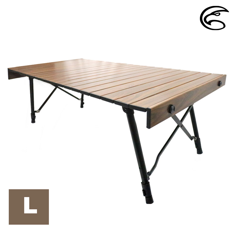 ADISI 木紋兩段式鋁捲桌 AS21028-1 (L)