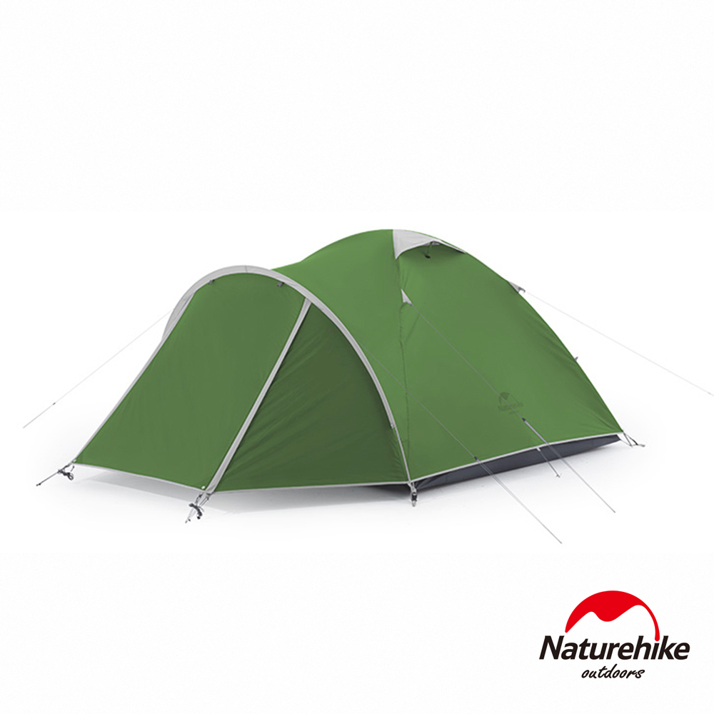 Naturehike P-Plus雙層防水210T帳篷2-3人 森林綠 ZP015