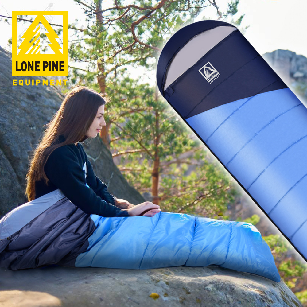 【澳洲LONEPINE】加大款 全開式保暖睡袋 防水極地PRO/睡袋/冬季/保暖/露營(藍色)