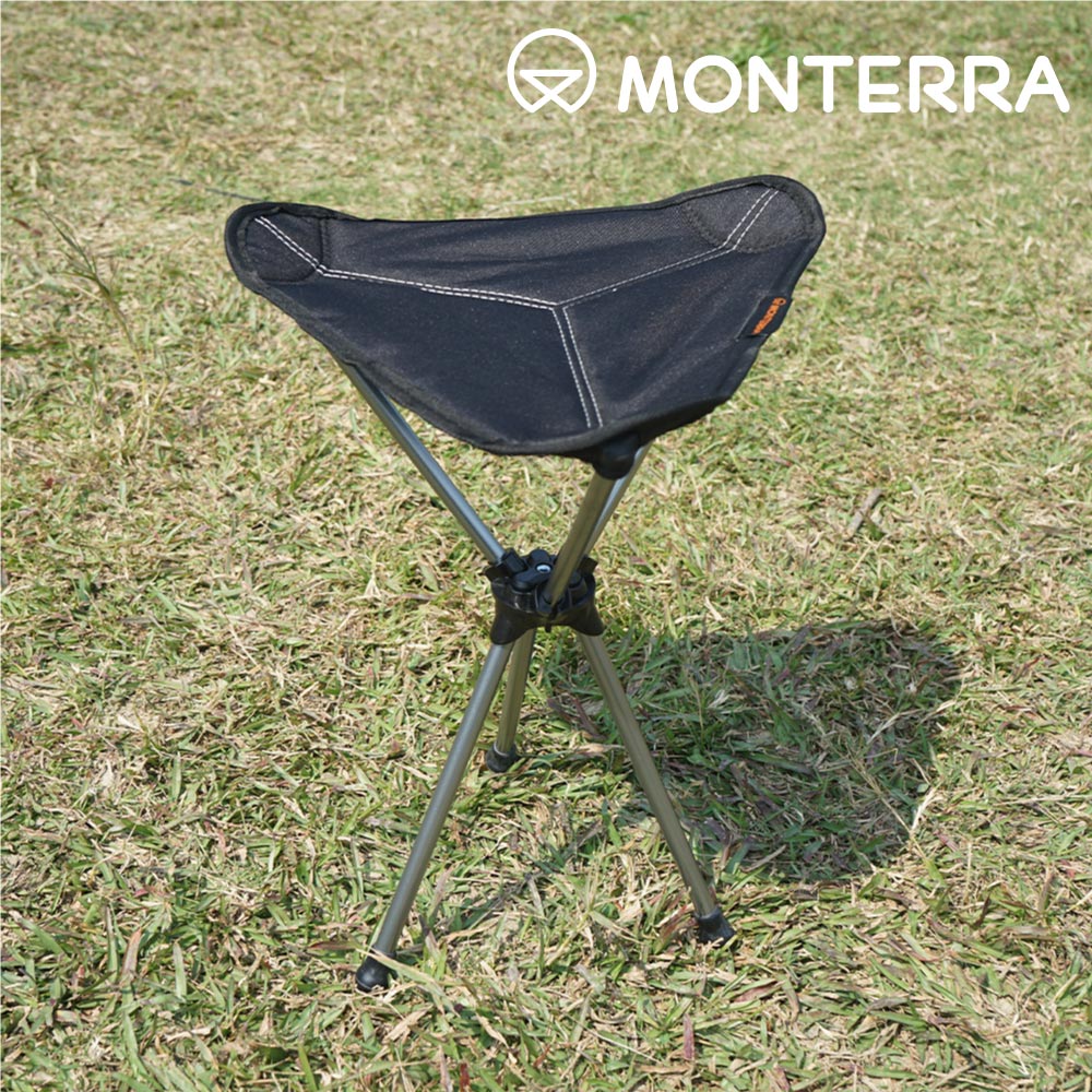 Monterra Saddle Alpha 輕量鞍型折疊椅 黑色