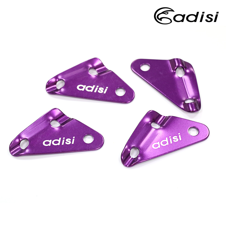 ADISI 鋁合金三角調節片AS15029 | 陽極紫 4入