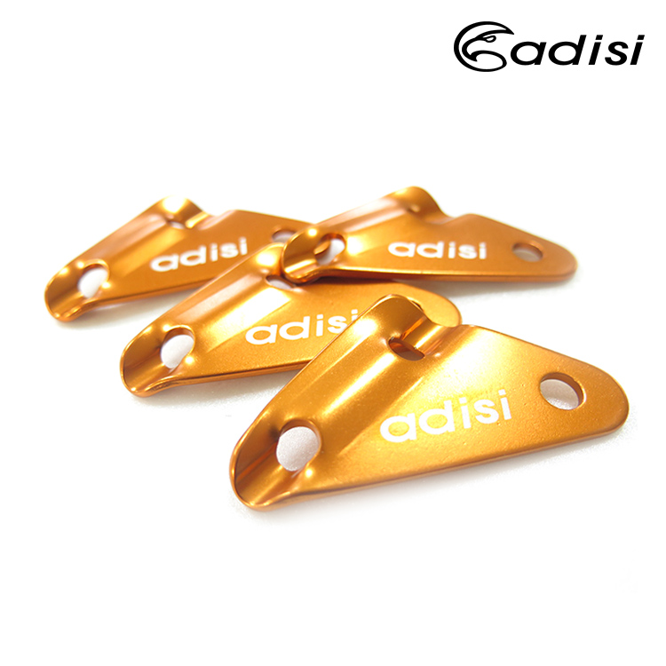 ADISI 鋁合金三角調節片AS15029 | 陽極金黃 4入