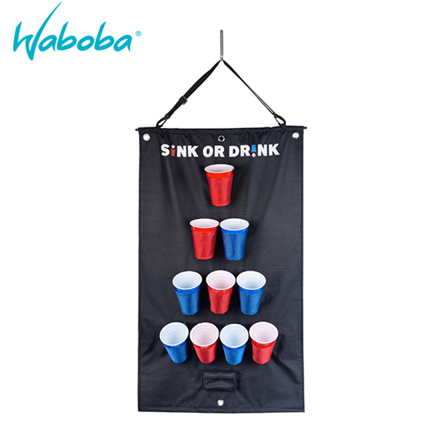 瑞典[WABOBA Sink or Drink 紅藍杯組(10+2)/戶外陸上玩具/露營玩具