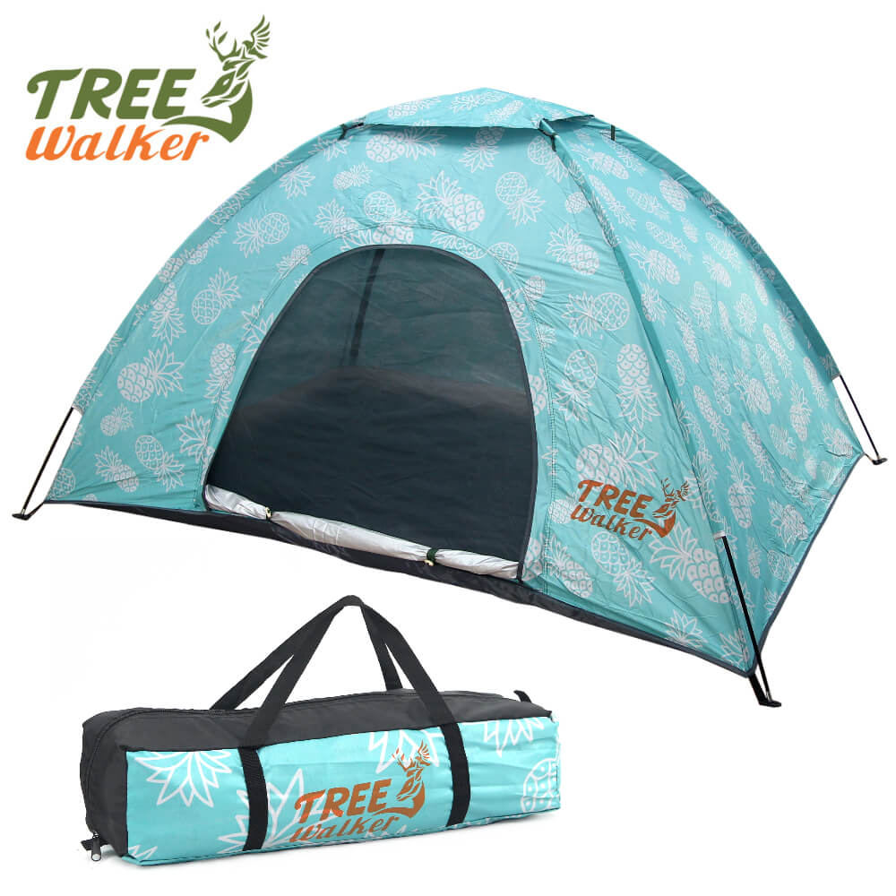 TreeWalker BREEZE 野餐露營雙用雙人帳(野餐帳、遮陽帳)-鳳梨圖案