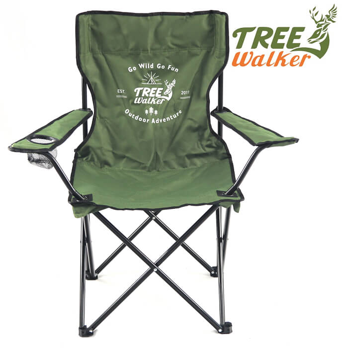 TreeWalker 折疊速開露營椅-軍綠