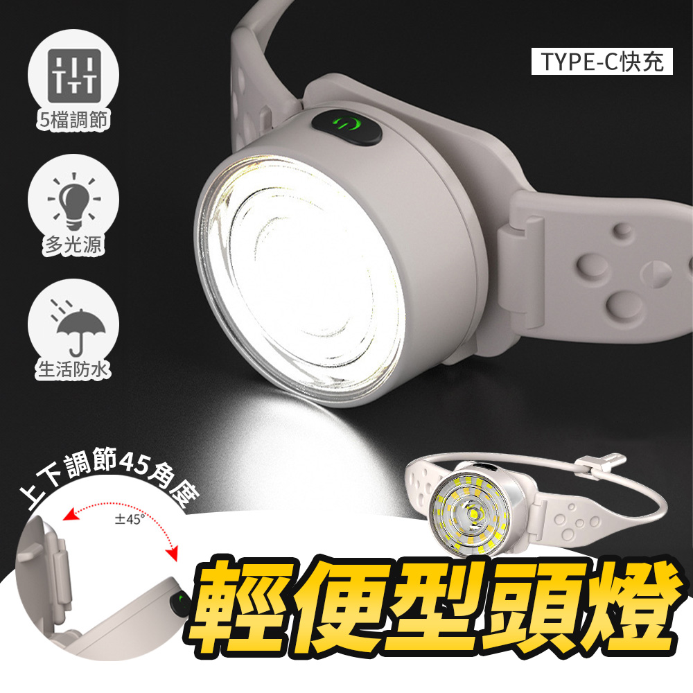 輕便型頭燈 工作頭燈 5檔光