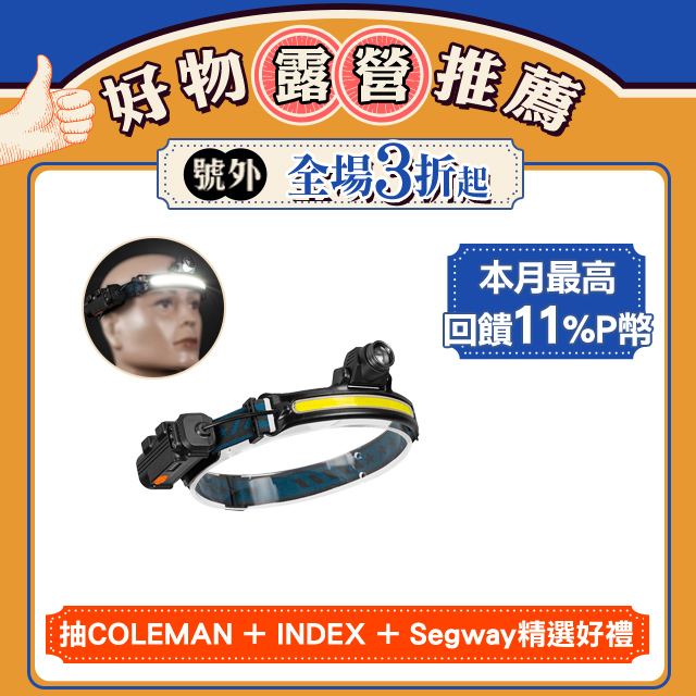 AMKE XPG+COB雙光源智慧感應頭燈 強光遠射高亮頭燈 露營頭燈 登山頭燈 充電頭燈 工作頭燈 高亮度