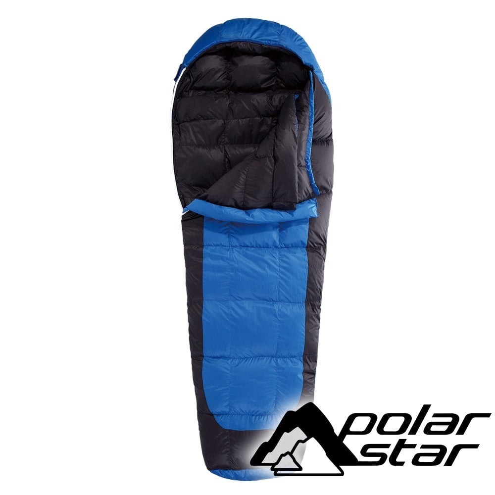 【PolarStar】95/5頂級羽絨睡袋 600g『藍』P22701