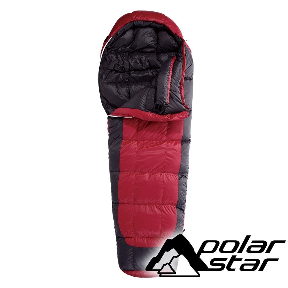 【PolarStar】95/5頂級羽絨睡袋 600g『紅』P22701
