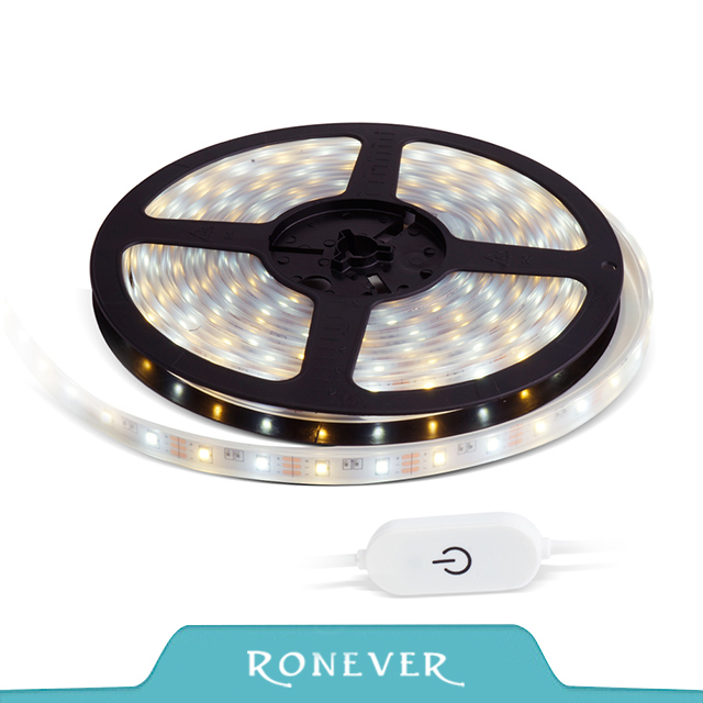 【Ronever】三段光LED防水矽膠感應燈條-3M(PA-2835-2CW3)
