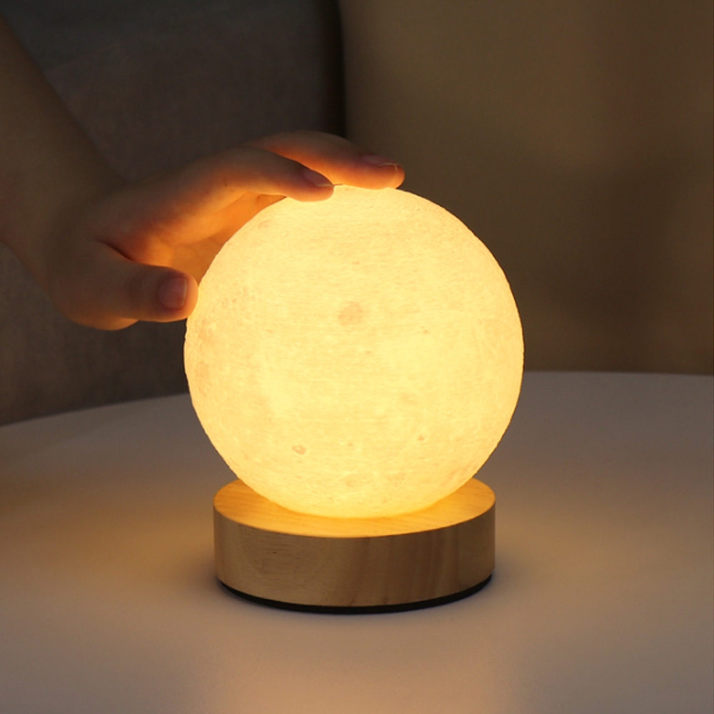 旭創光電3D打印月球桌燈(15公分)