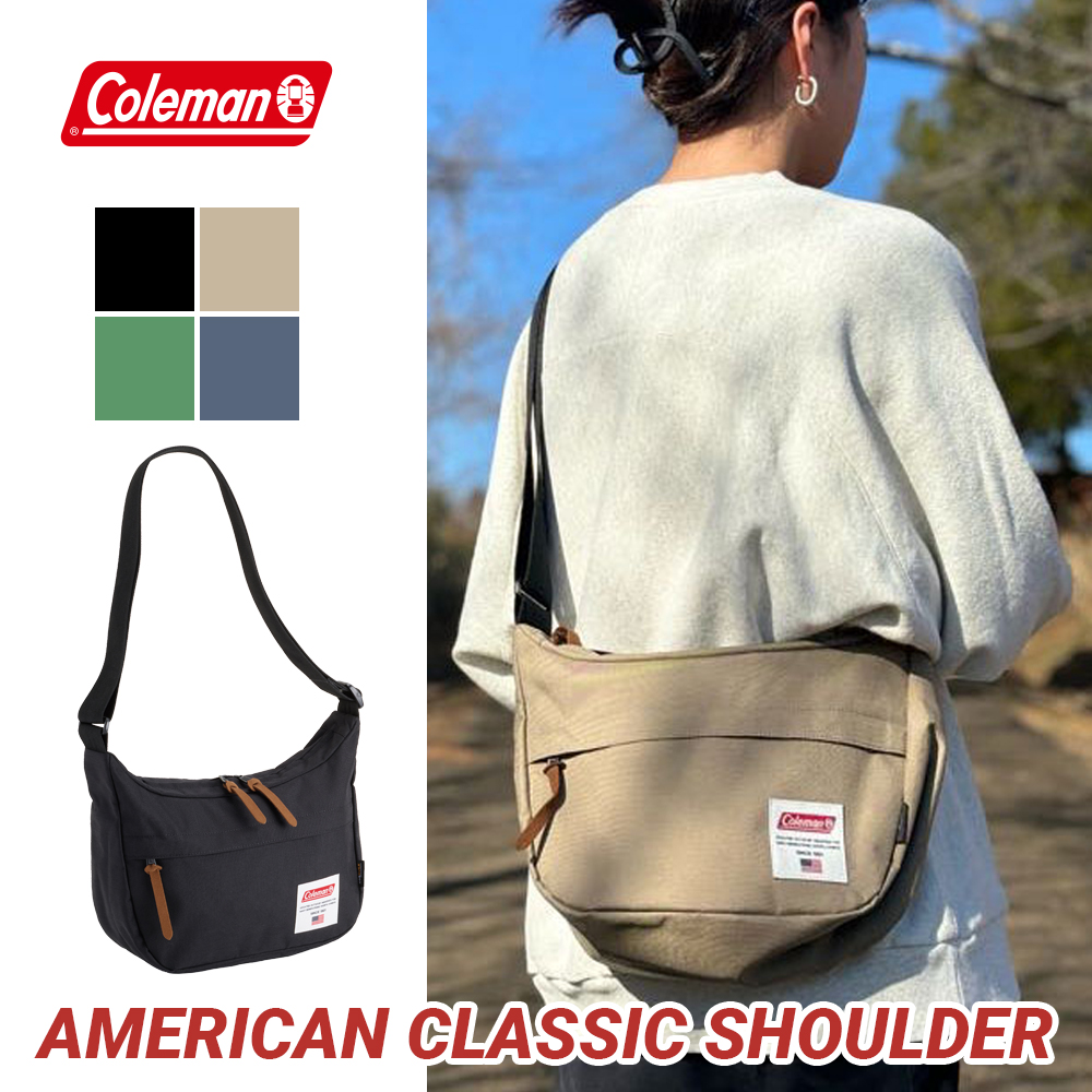 【Coleman】AMERICAN CLASSIC SHOULDER / 美國經典側背包(隨身包 斜背包 側背包 單肩包 小包)