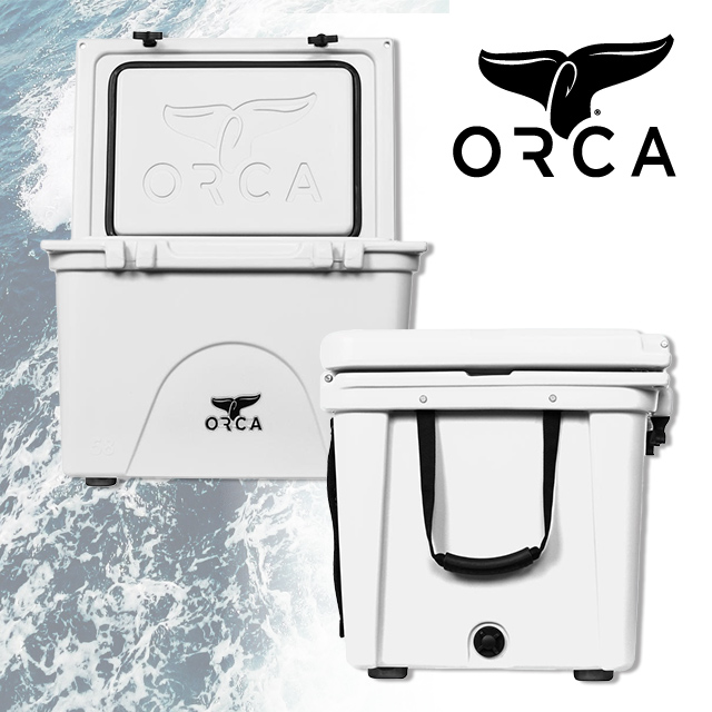 美國ORCA殺人鯨超強保冰冰桶58QT(54.9L) - 白色