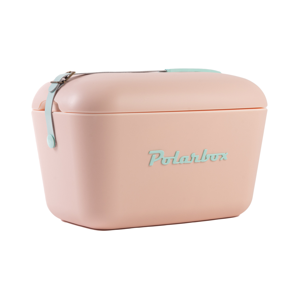 西班牙 Polarbox 20L流行時尚網美愛用多功能攜帶式露營野餐保冰盒-佛朗明哥玫瑰粉