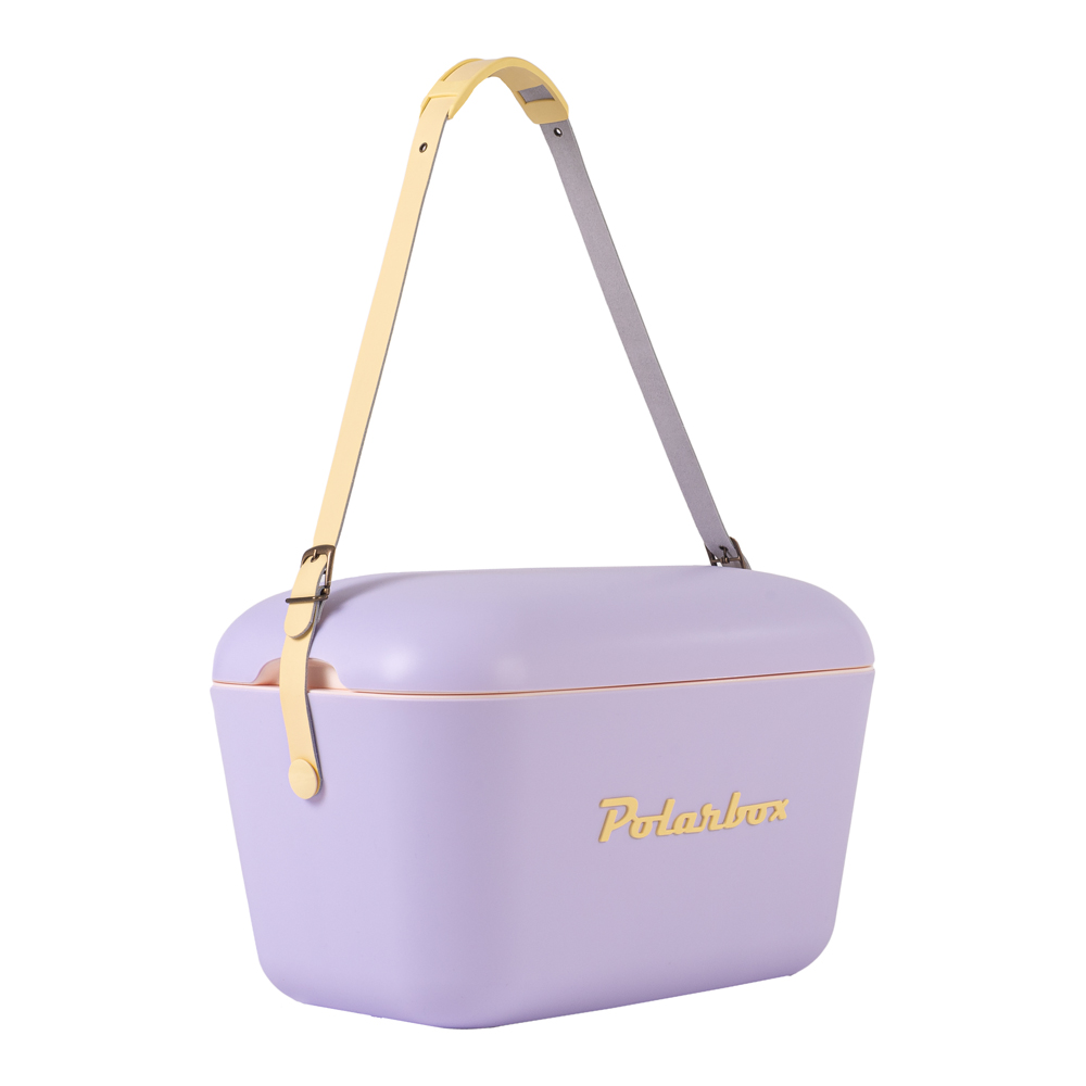 西班牙 Polarbox 12L流行時尚網美愛用多功能攜帶式露營野餐保冰盒-瓦倫西亞夢幻紫