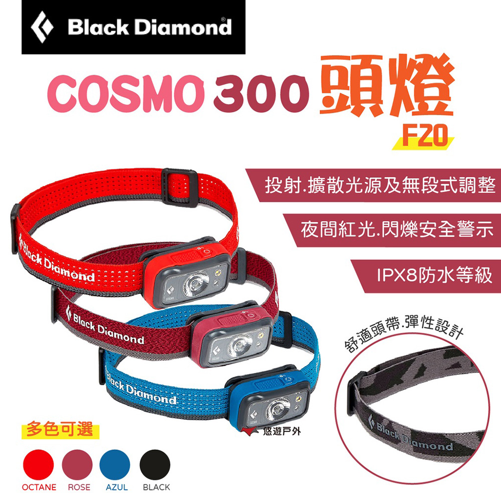 【Black Diamond】COSMO 300頭燈 F20
