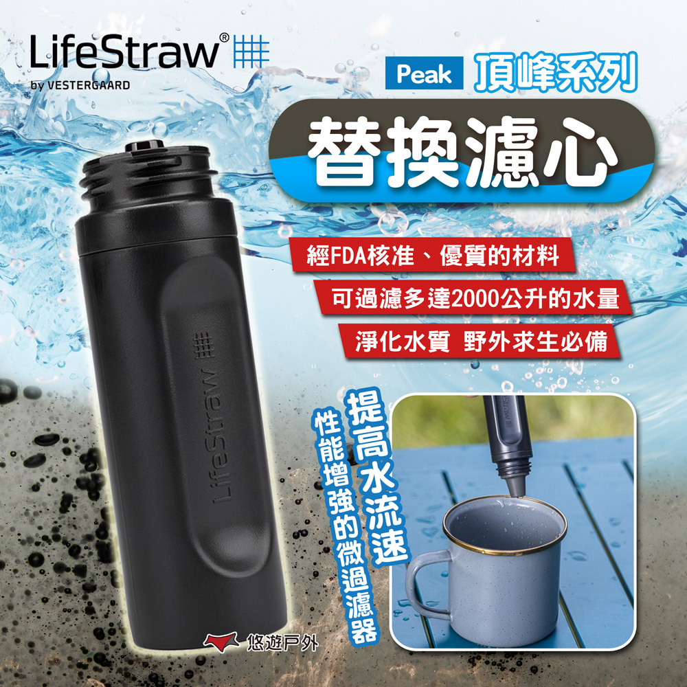 【LifeStraw】Peak頂峰系列替換濾心