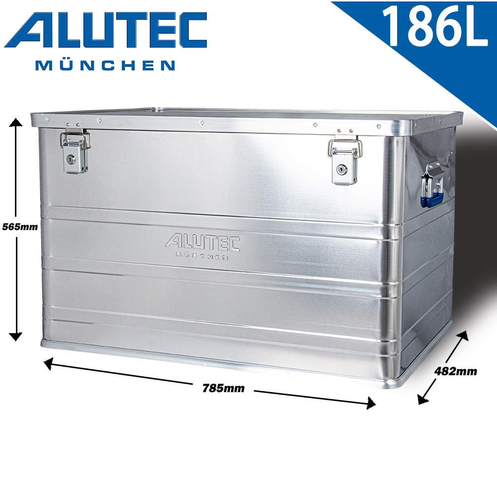 德國ALUTEC-輕量化鋁箱 工具收納 露營收納 (186L)