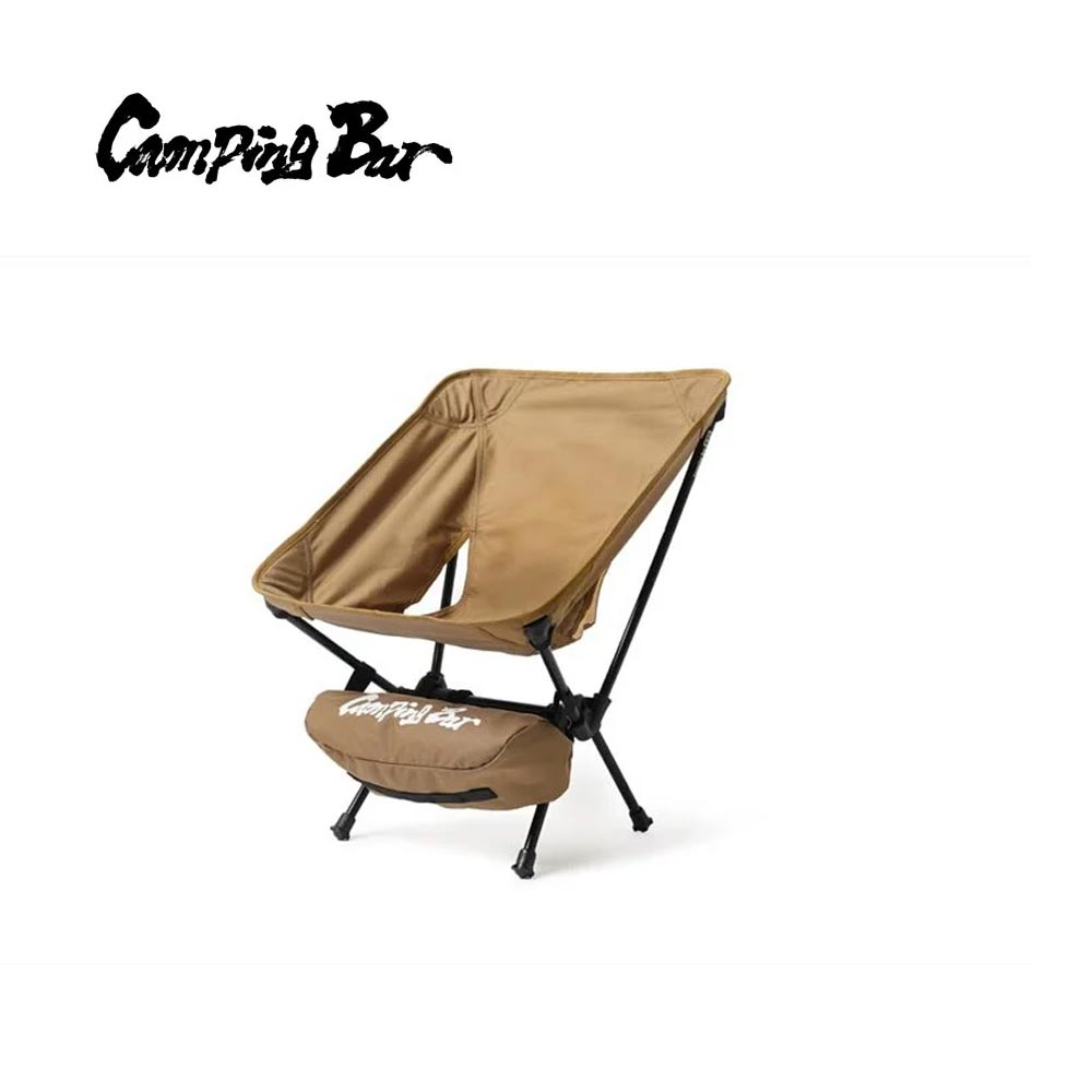【CampingBar】迷你戰術椅/狼棕