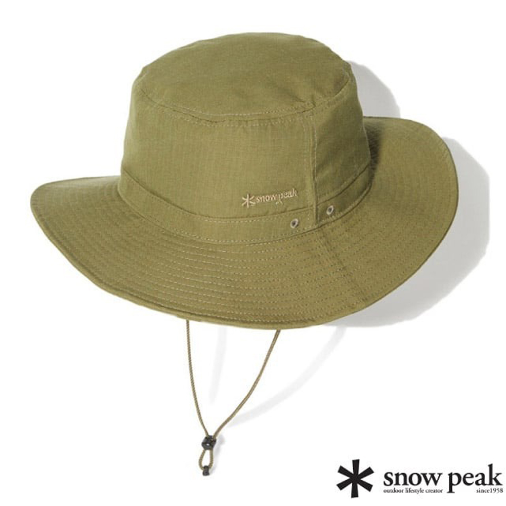 【Snow Peak】中性款 TAKIBI 遮陽防曬漁夫帽.圓盤休閒帽.釣魚帽/AC-23AU103OL 橄欖綠