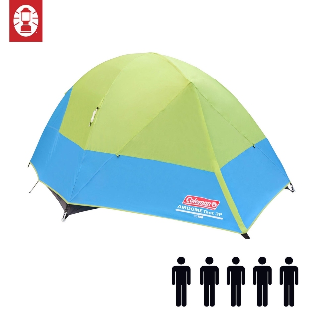 【美國 Coleman】5-Person Airdome Tent 五人圓頂帳篷 登山 雙窗 透氣 防雨