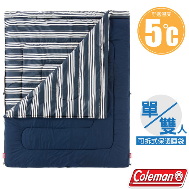 【美國 Coleman】新款 冒險家足部睡袋(150×190cm.舒適溫度5℃以上).信封型睡袋 CM-38136