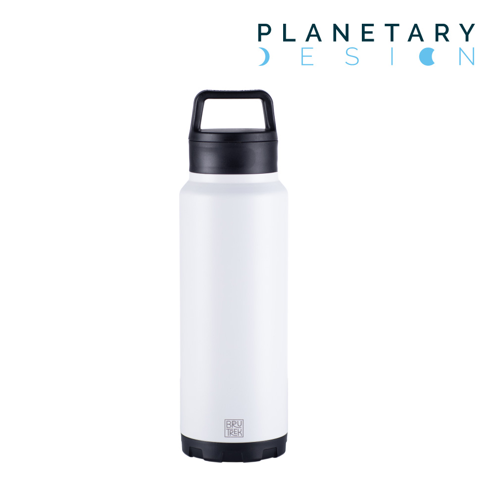 Planetary Design 雙蓋真空保溫瓶 BruTrekker Bottle GR1332 (32oz)【Snowflake 雪花白】