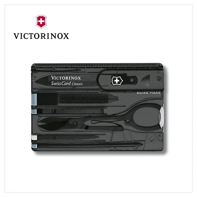 VICTORINOX 10用瑞士刀 0.7133.T3 瑞士卡/透黑
