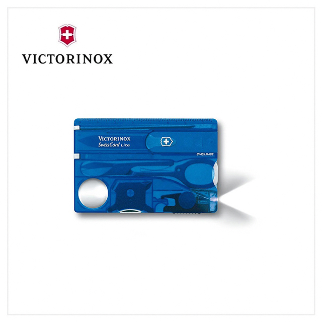VICTORINOX 13用瑞士刀0.7322.T2 瑞士卡/透藍
