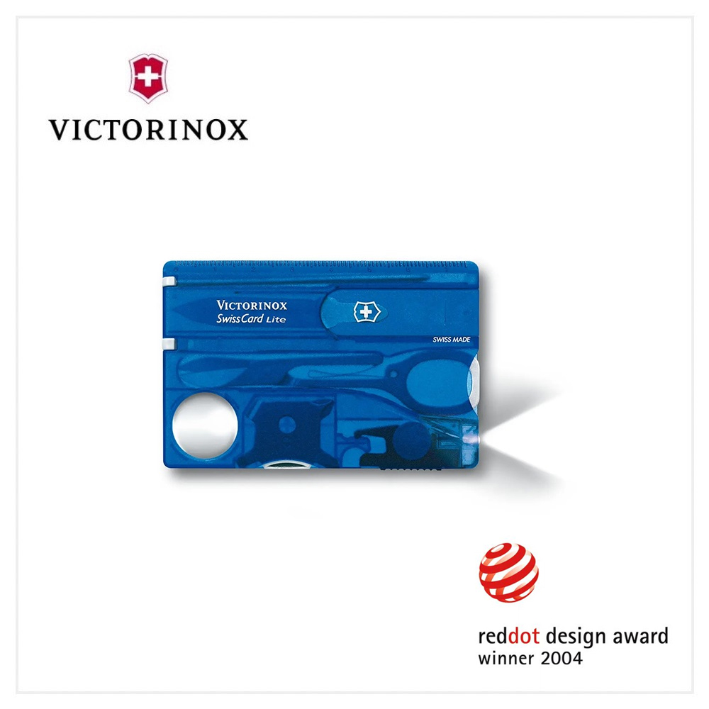 VICTORINOX 13用瑞士刀0.7322.T2 瑞士卡/透藍