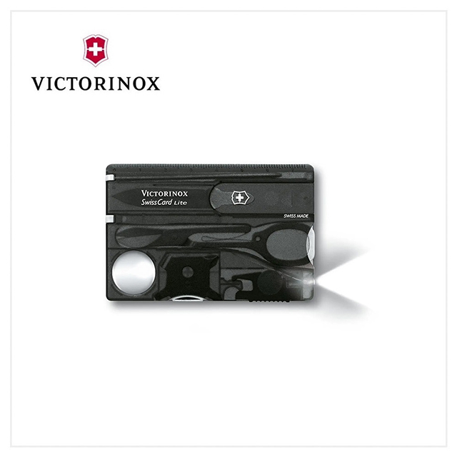 VICTORINOX 13用瑞士刀0.7333.T3 瑞士卡/透黑
