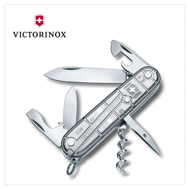 VICTORINOX 12用瑞士刀1.3603.T7 91mm / 小透明