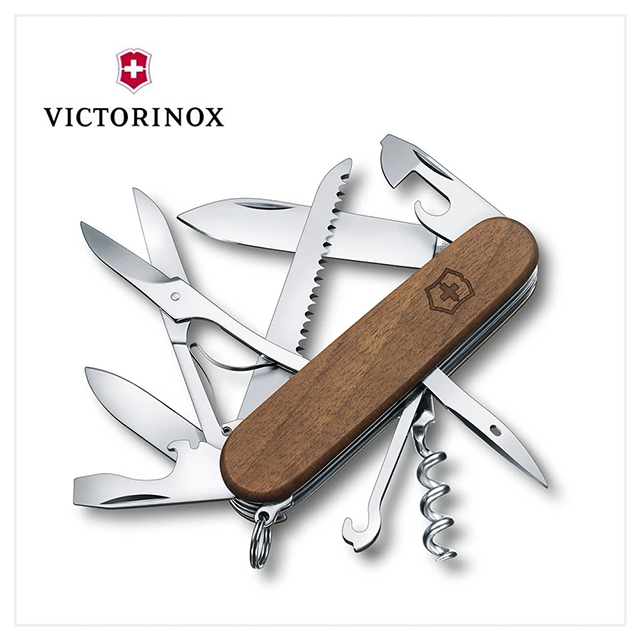 VICTORINOX 13用瑞士刀1.3711.63 91mm /胡桃木